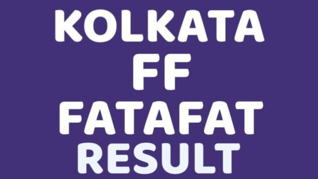 Kolkata Fatafat Lottery Result 25 January 2025
